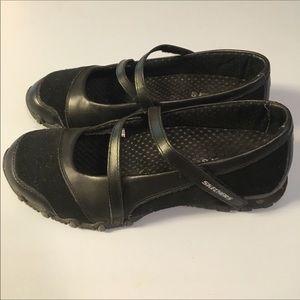 Skechers Bikers step up leather shoes